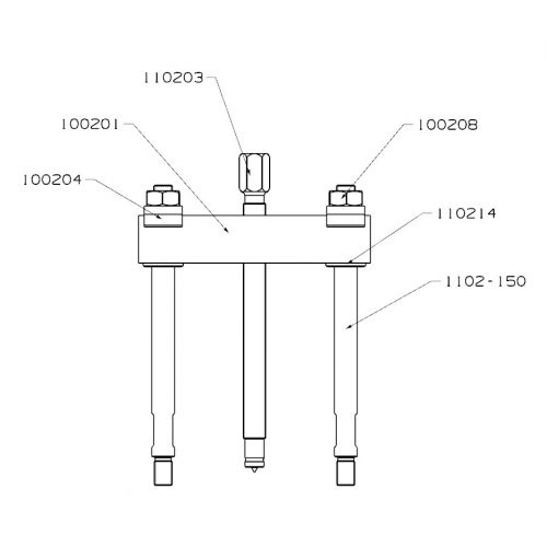 EXTRACTOR FORZA SERIE 1100S DE 2 ALARGADERAS